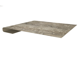 картинка Планка завершающая 0,45 Print Elite Nordic Wood TwinColor (2м) Центр Кровли