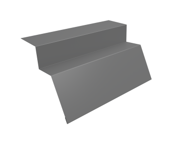 фото Планка карнизная для металлочерепицы квинта Uno 0,5 Satin с пленкой RAL 9006 бело-алюминиевый (2м) Центр Кровли картинка Планка карнизная для металлочерепицы квинта Uno 0,5 Satin с пленкой RAL 9006 бело-алюминиевый (2м) Центр Кровли