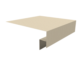 картинка Планка околооконная сложная Экобрус Grand Line 200х50х25 0,45 Print Elite Milky Wood TwinColor (3м) Центр Кровли