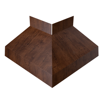 картинка Угол отлива внешний 70 0,4 Print Premium с пленкой Cherry Wood Fresh TwinColor Центр Кровли