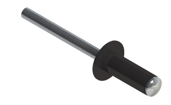 картинка Заклёпка вытяжная Daxmer 4,0х10 RAL 8019 (750шт) сталь/сталь Центр Кровли