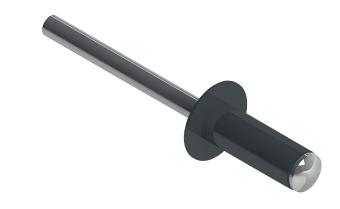 фото Заклёпка вытяжная Daxmer 3,2х8,0 RAL 7011 (1000 шт.) сталь/сталь Центр Кровли картинка Заклёпка вытяжная Daxmer 3,2х8,0 RAL 7011 (1000 шт.) сталь/сталь Центр Кровли