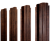 Штакетник П-образный В фигурный 0,45 Print Premium Cherry Wood Fresh TwinColor Центр Кровли