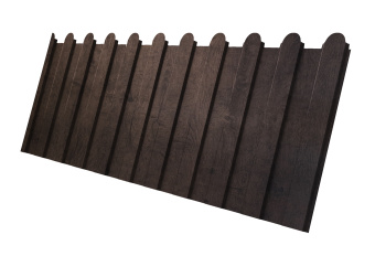 картинка Профнастил С8A v01 фигурный 0,45 Print Elite Antique Wood TwinColor Центр Кровли