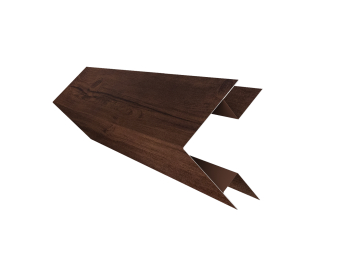 картинка Угол внешний сложный 75х75 0,45 Print Premium Cherry Wood Fresh TwinColor (3м) Центр Кровли