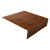 Планка околооконная простая 200х50 0,4 Print Premium Golden Wood Fresh TwinColor (3м) Центр Кровли