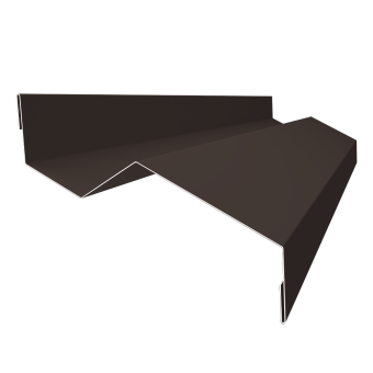 фото Планка примыкания внакладку 25х17х35х17 Grand Line 0,5 PurLite матовый RR 32 темно-коричневый (2м) Центр Кровли картинка Планка примыкания внакладку 25х17х35х17 Grand Line 0,5 PurLite матовый RR 32 темно-коричневый (2м) Центр Кровли