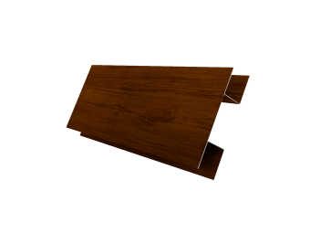 фото Планка H-образная стыковочная сложная 0,45 Print-Double Premium Golden Wood Intense F (2м) Центр Кровли картинка Планка H-образная стыковочная сложная 0,45 Print-Double Premium Golden Wood Intense F (2м) Центр Кровли