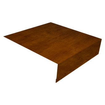 картинка Планка околооконная простая 200х50 0,45 Print Premium Golden Wood Intense FTC (3м) Центр Кровли