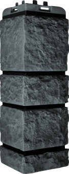 картинка Угол Grand Line Камелот Дизайн Плюс антрацит с черным швом Центр Кровли