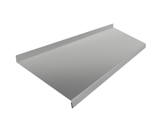 фото Отлив простой 200 0,45 Drap TX RAL 7047 телегрей 4 (2м) Центр Кровли картинка Отлив простой 200 0,45 Drap TX RAL 7047 телегрей 4 (2м) Центр Кровли