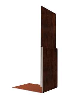 картинка Планка приемная оконная 0,45 Print Elite Cherry Wood TwinColor (3м) Центр Кровли