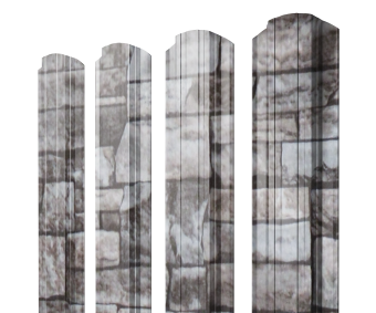 фото Штакетник Прямоугольный фигурный 0,45 Print Elite Fine Stone TwinColor Центр Кровли картинка Штакетник Прямоугольный фигурный 0,45 Print Elite Fine Stone TwinColor Центр Кровли