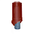 Выход канализации Krovent Pipe-VT 125/100 изолированный красный Центр Кровли