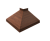 Угол отлива внешний 100 0,45 Print Elite с пленкой Choco Wood TwinColor Центр Кровли
