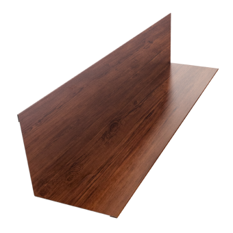 картинка Угол внутренний 110х110 0,45 Print Elite Cherry Wood TwinColor (2м) Центр Кровли