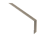 Планка карнизная для мягкой кровли 135х50 0,5 Satin с пленкой RAL 1015 светлая слоновая кость (2м) Центр Кровли