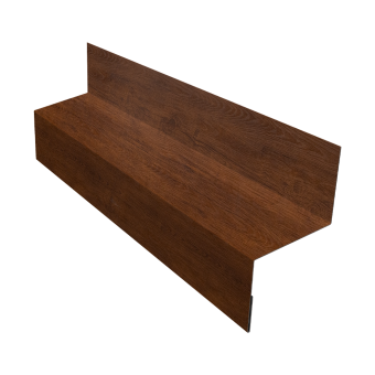 картинка Отлив межэтажный 35 0,45 Print-Double Premium Golden Wood Fresh (3м) Центр Кровли