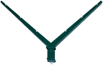 картинка Наконечник V на столб 62х55 RAL 6005 Центр Кровли