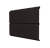 Софит ЭкоБрус new c перфорацией 0,5 PurPro с пленкой RAL 9005 черный Центр Кровли