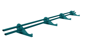 картинка Снегозадержатель трубчатый Snow Kit RAL 5021 3м Центр Кровли