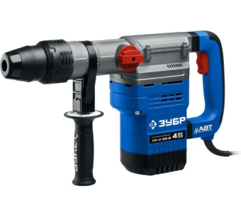 картинка Перфоратор Зубр Профессионал SDS-Max 1350Вт, 45мм, кейс (ЗПМ-45-1350 ЭВ) Центр Кровли