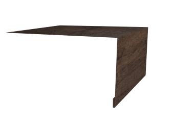 картинка Планка околооконная простая 250х50 0,45 Print-Double Premium Antique Wood (3м) Центр Кровли