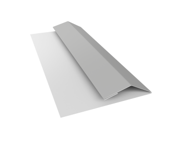 картинка Планка финишная БХ new 0,45 Drap TX RAL 7047 телегрей 4 (2м) Центр Кровли