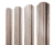 Штакетник Прямоугольный фигурный 0,45 Print Elite White Wood TwinColor Центр Кровли