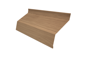 картинка Ламель забора жалюзи Milan new gofr 0,45 Print Elite с пленкой Honey Wood TwinColor Центр Кровли