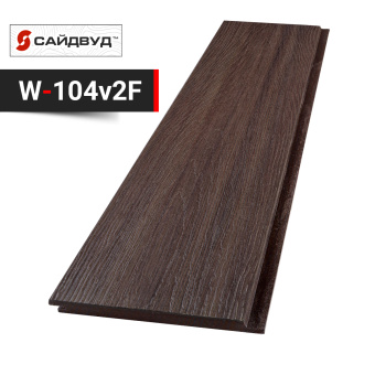 картинка Фиброцементный сайдинг SidWood клик 200х10мм на целлюлозе W104v F (3м) Центр Кровли