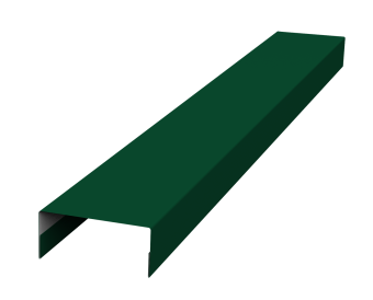 картинка Крышка 45х20 жалюзи Texas 0,5 PE lite RAL 6005 зеленый мох (2м) Центр Кровли