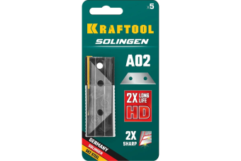 картинка Лезвия трапециевидные Kraftool Solingen-А02 5шт (09627-S5_z02) Центр Кровли