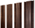 Штакетник М-образный В с прямым резом 0,45 Print Premium Cherry Wood Fresh TwinColor Центр Кровли