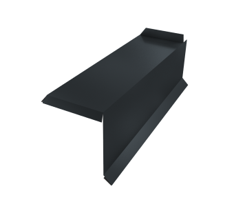 картинка Планка торцевая сегментная 30мм Grand Line Правая 0,45 Drap ТХ RAL 7016 антрацитово-серый Центр Кровли