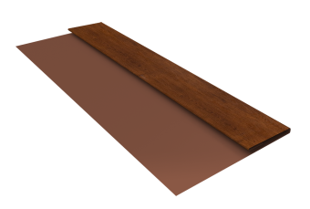 картинка Планка стартовая БХ new 0,45 Print Premium Golden Wood Fresh TwinColor (3м) Центр Кровли