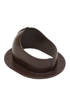 картинка Элемент проходной Gervent для фальцевой кровли и гибкой черепицы коричневый Центр Кровли