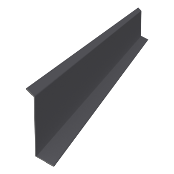 картинка Планка примыкания в штробу 60 0,5 Satin с пленкой RAL 7004 сигнальный серый (3м) Центр Кровли