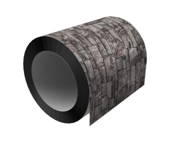 картинка Отмотка 0,45 Print Elite с пленкой Fine Stone TwinColor Центр Кровли