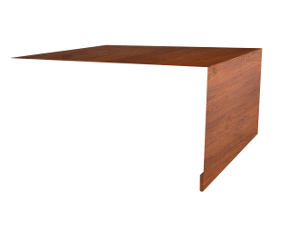 картинка Планка околооконная простая 250х75 0,45 Print-Double Premium Golden Wood Fresh (3м) Центр Кровли