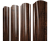 Штакетник Круглый фигурный 0,45 Print Elite Cherry Wood TwinColor Центр Кровли