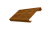Ламель лицевая 125 забора жалюзи Texas 0,45 Print Elite с пленкой Golden Wood TwinColor Центр Кровли