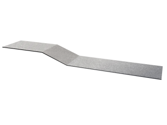 картинка Планка крепежная фальц 0,4 Zn (2м) Центр Кровли