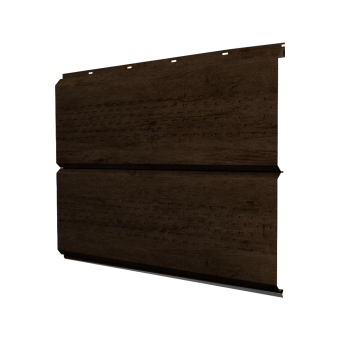картинка Софит ЭкоБрус new c перфорацией 0,45 Print Premium Antique Wood TwinColor Центр Кровли