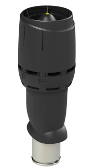 картинка Выход вентиляционный Vilpe Flow 160/ИЗ/700 черный Центр Кровли