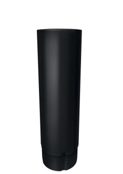 картинка Труба круглая Optima Matt 90мм 3м RAL 9005 Центр Кровли