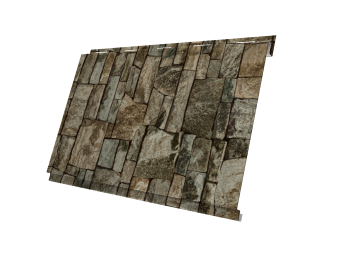 картинка Вертикаль 0,2 classic 0,45 Print Elite с пленкой Fine Stone TwinColor Центр Кровли