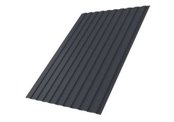 картинка Профнастил С8B v02 Grand Line 0,45 Drap ST lite RAL 7024 мокрый асфальт Центр Кровли