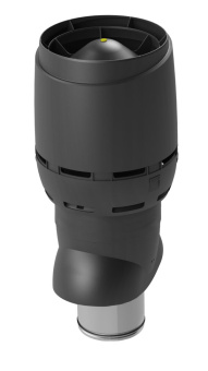 картинка Вентилятор Vilpe Flow Eсo200Р/700 черный Центр Кровли