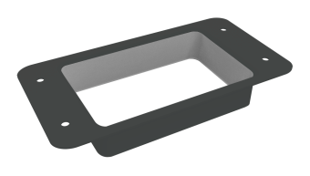 картинка Воронка врезная прямоугольная Vortex Lite Matt RAL 7016 антрацитово-серый Центр Кровли